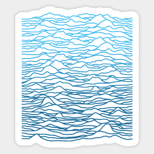 Waves Sticker